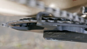 Prototipo de medidor de potencia basado en araña Campagnolo Super Record, Ryan Kamp Colnago G3-X, adelanto, línea de cadena modificada