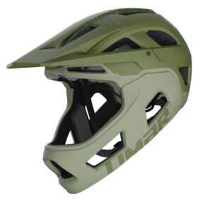 Casco integral Limar Livigno verde ángulo