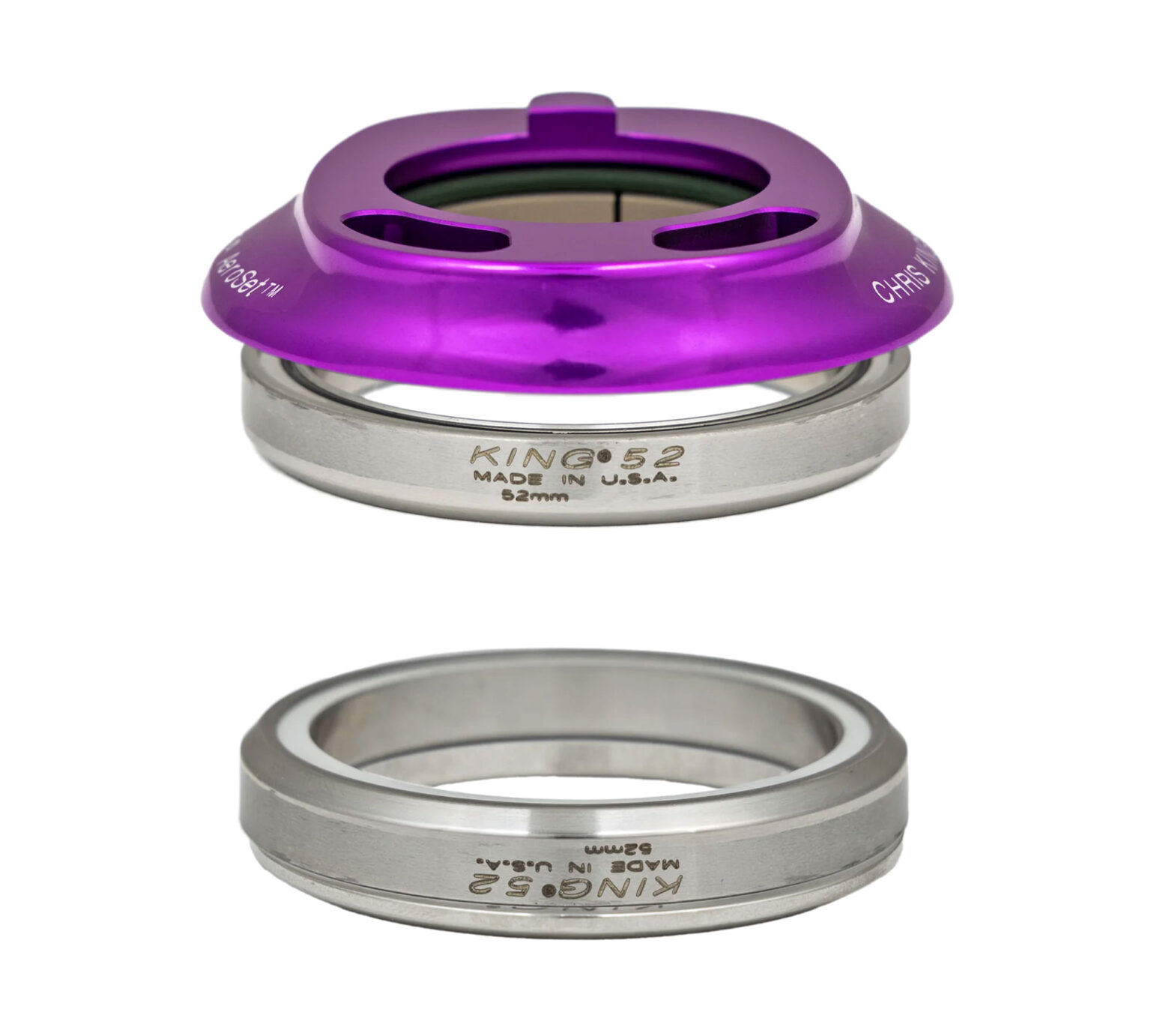 Auriculares con enrutamiento interno integrado Chris King AeroSet 1 2 en violeta violeta