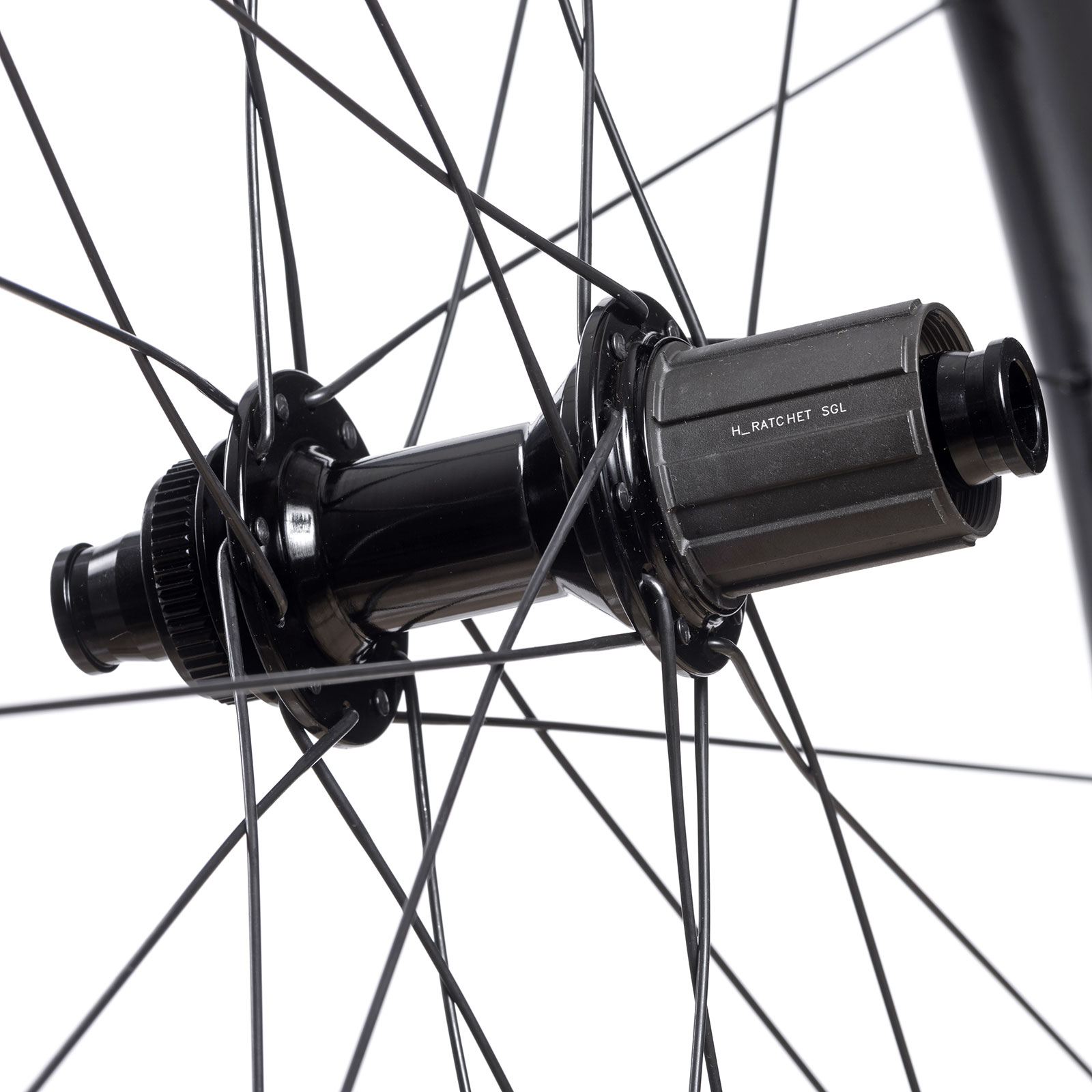 Ruedas de bicicleta de carretera aerodinámicas asequibles más vendidas Hunt Carbon Disc 2024 mejoradas, buje trasero H_Ratchet